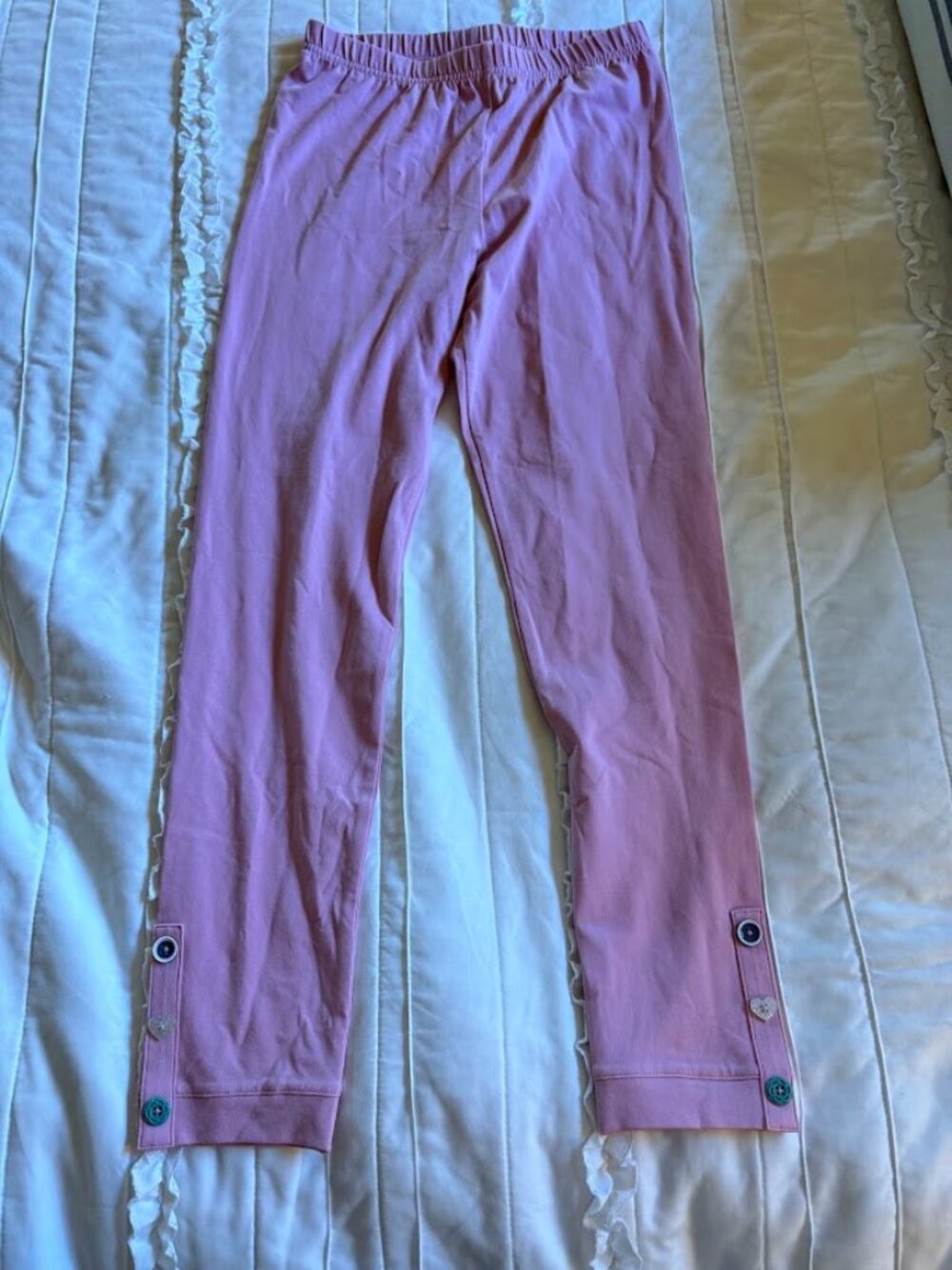Finding Foxtale Girls NWT Size 10 Cute As A Button Leggings